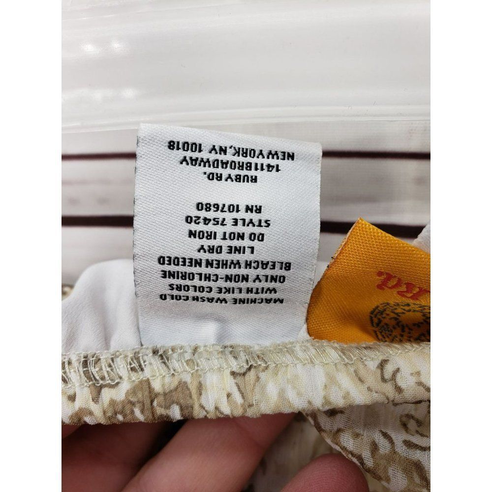 Ruby Rd. Layered Elastic Waist Printed Pleated Si… - image 4